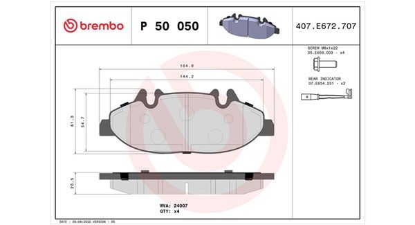 MAGNETI MARELLI Комплект тормозных колодок, дисковый тормоз 363700450050